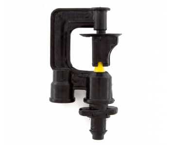 MINI IRRIGATORE MONOGETTO DINAMICO foro ugello 2 giallo . Art. 200P03