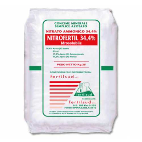 Nitrato ammonico 34,2 % da 25 kg