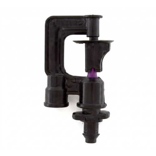 MINI IRRIGATORE MONOGETTO DINAMICO Foro ugello 1.8 viola Art. 200P02 - BETAPLAST